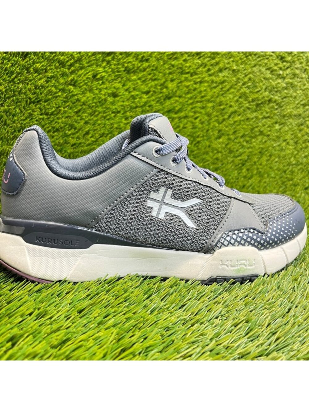 Kuru Quantum 2.0 Womens Size 10.5 Gray Blue Athletic Running Shoes Sneakers